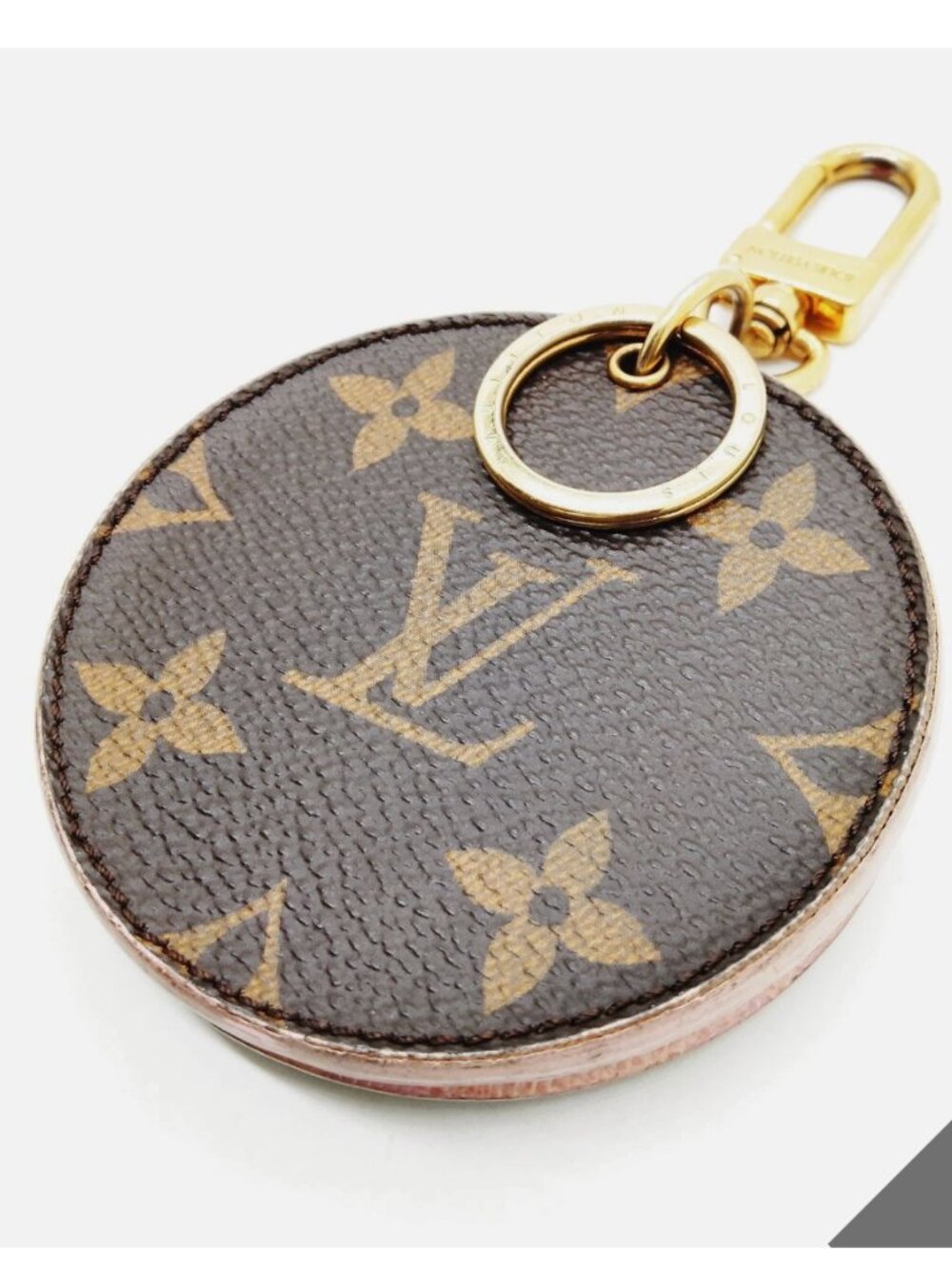 Louis Vuitton Key Ring M68003 Browns Pinks CXO137 - Picture 2 of 7